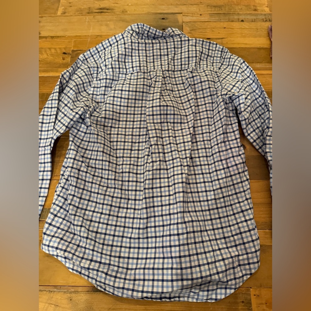 Ralph Lauren Youth Large blue plaid dress shirt! - Picture 4 of 4